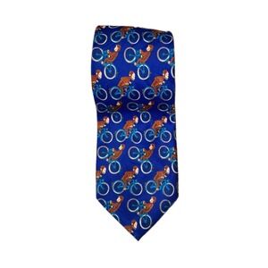Curious George Tie Character Tie Monkey Bicycle Teacher Workwear